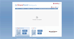 Desktop Screenshot of de.sharepoint-webparts.net