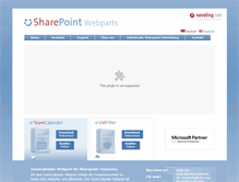 Tablet Screenshot of de.sharepoint-webparts.net